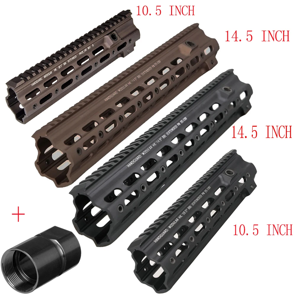 Планка направляющая Gel Ball Blaster SMR G Style 10 5 дюйма 14 для HK416 Slim Freefloat страйкбол