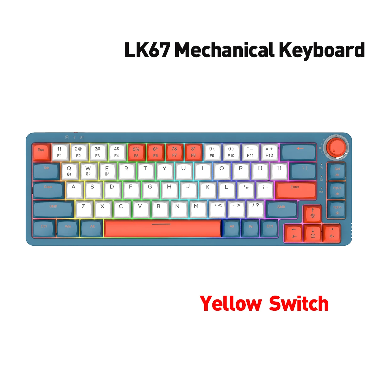 GamaKay LK67 Mechanical Keyboard Customized Kit Hot Swappable Wired/ Bluetooth-compatible/ 2.4GHz PCB Mounting Keyboard KitGamaKay LK67 Keyboard Customized KitGamaKay LK67 Customized Mechanical KeyboardGamaKay LK67 Keyboard Customized KitGamaKay LK67 Customized Mechanical Keyboard standard computer keyboard Keyboards