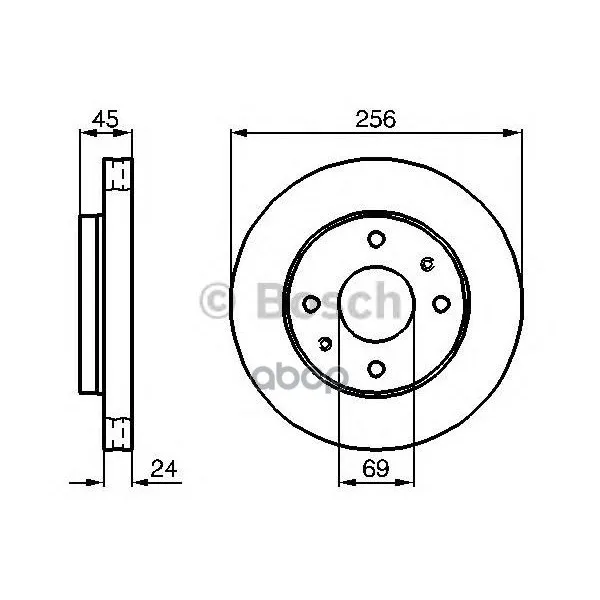 Тормозной Диск 0986478531 Bosch арт. 0986478531