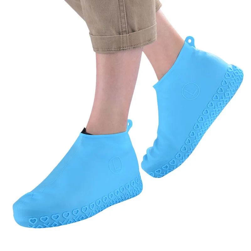 

Camping Shoes Waterproof Cover Waterproof Silicone Shoe Cover Shoe Accessories Reusable Non-slip Rain Shoes Covers
