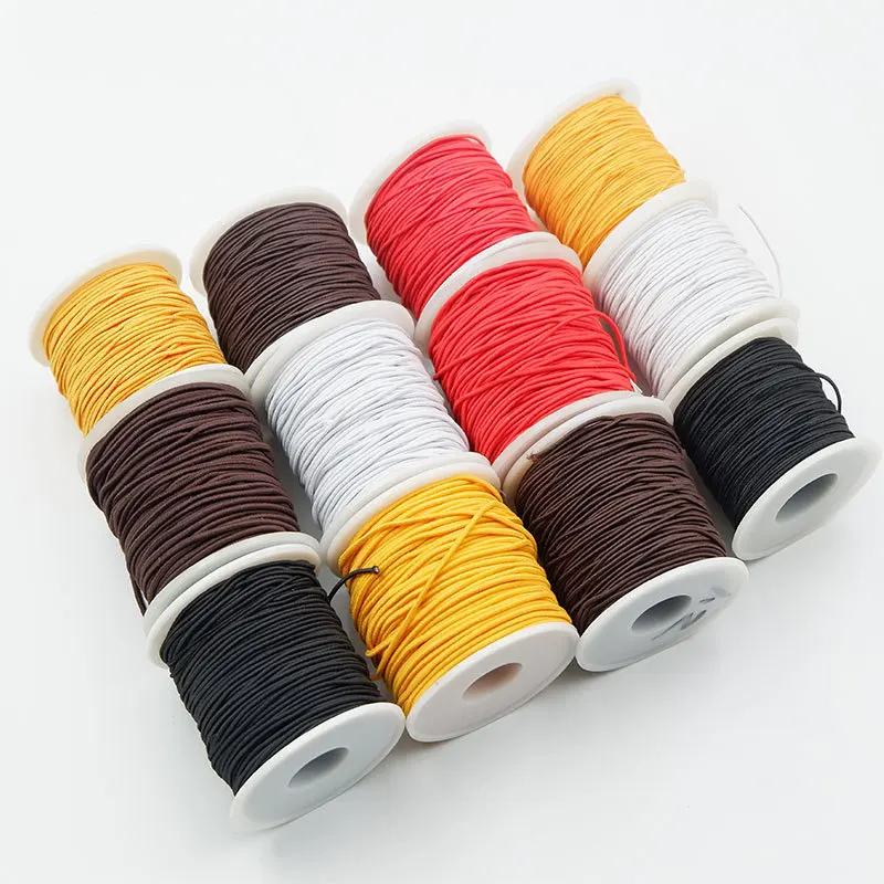 

50M/Roll Strong Elastic Crystal Beading Cord 1mm for Bracelets Stretch Thread String Necklace DIY Jewelry Making Cords Line