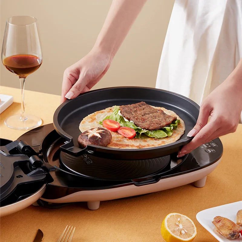JK30POWER301 household double-sided heating pancake fried pancake pan deep fried egg genuine Electric frying pan