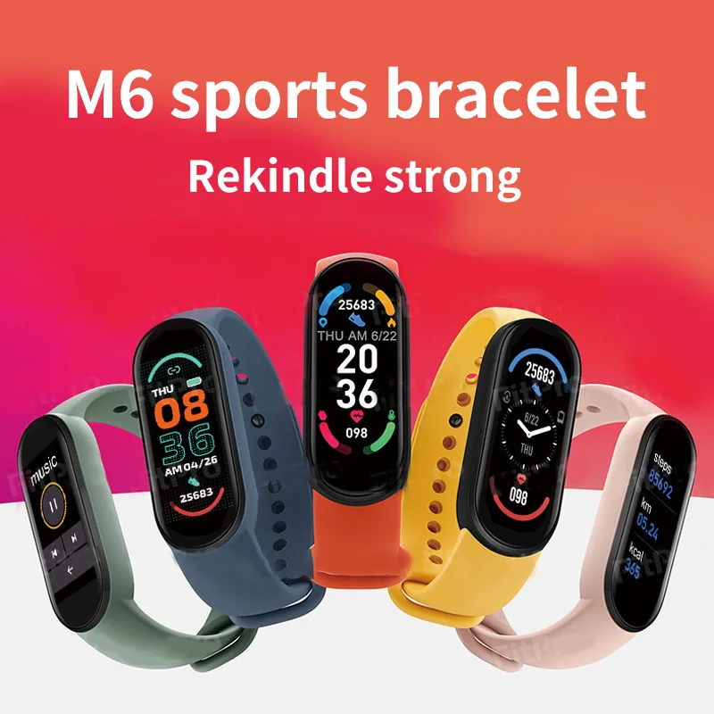 best fitness watch for women M6 Smart Digital Watch Bracelet Bluetooth for Men's Women's Smartband Monitoring Heart Rate Blood Pressure Call Fitness Bracelet luxury sport watches