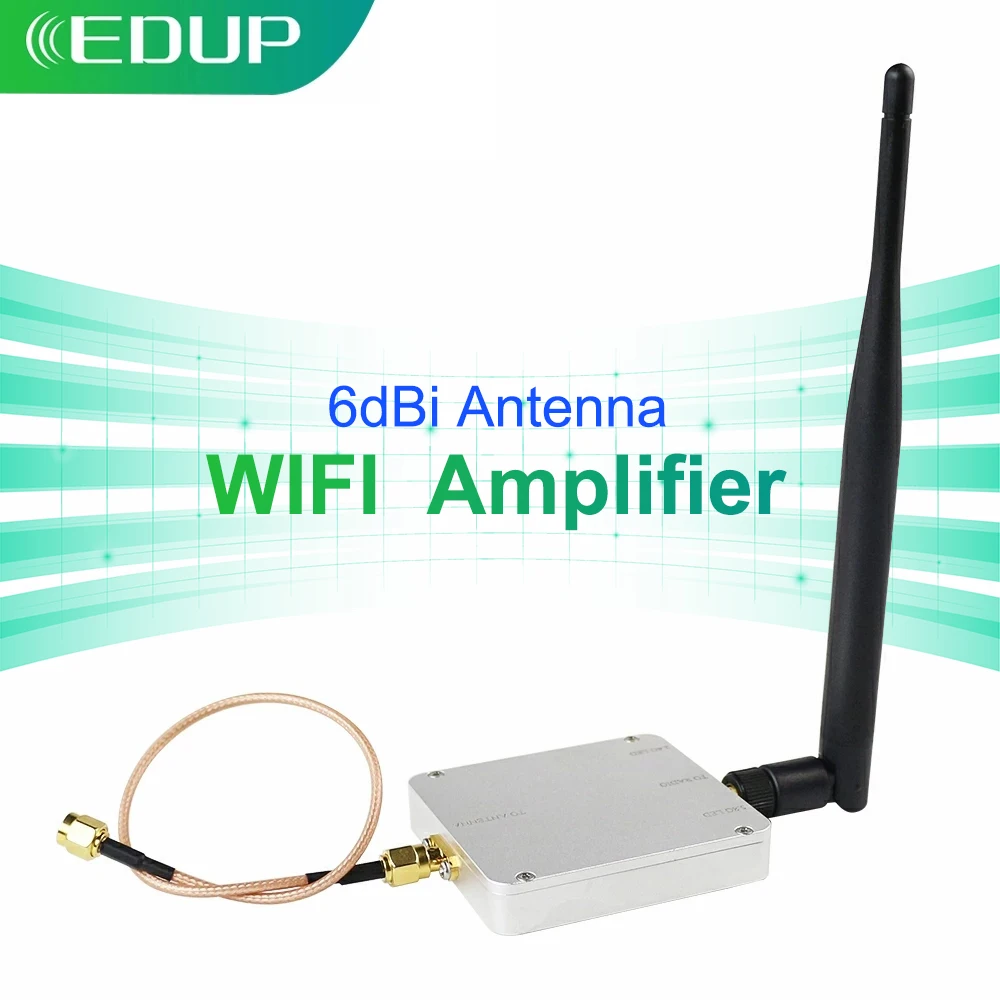 Усилитель сигнала Wi-Fi EDUP 4000 МВт 2 4 ГГц и 5 8 двухдиапазонный усилитель для дома