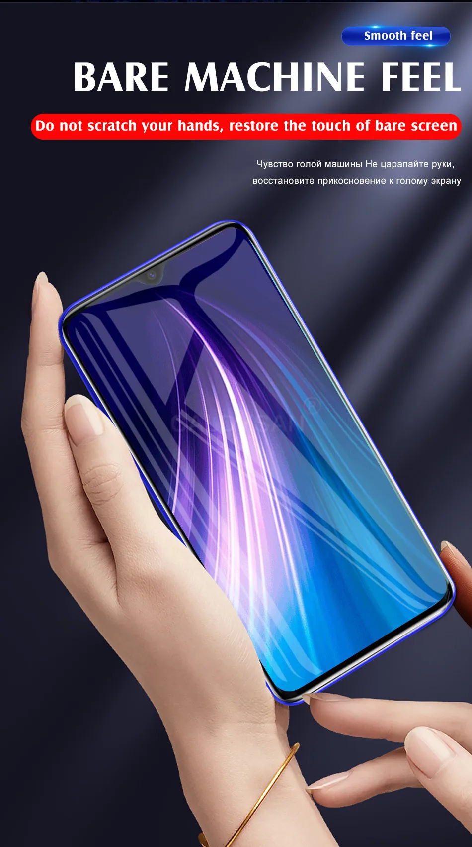 4-1 шт полное закаленное стекло для Xiaomi Redmi 7 7A Note 8A 7 Pro Защитная пленка для экрана для Note 7 8 Pro защитное стекло
