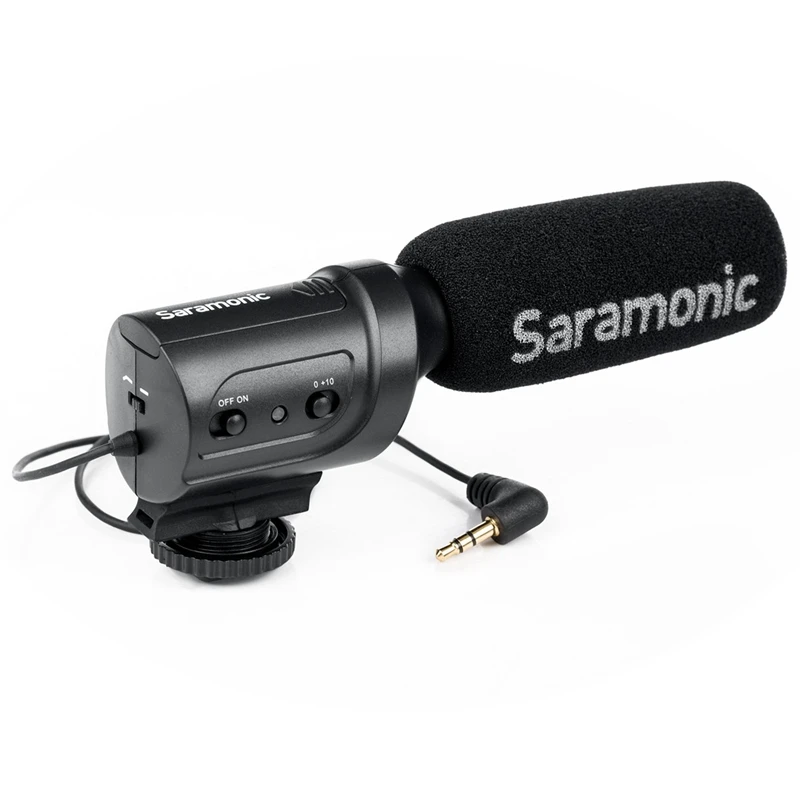 Saramonic Sr-M3 мини направленный конденсаторный микрофон для Nikon sony Dslr камер и видеокамер