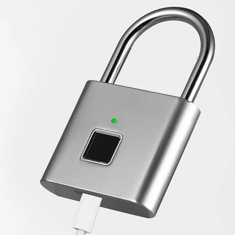 Fingerprint Padlock Smart Padlock Small Lock Fingerprint Cabinet Lock Cabinet Lock Dormitory Anti-theft Lock