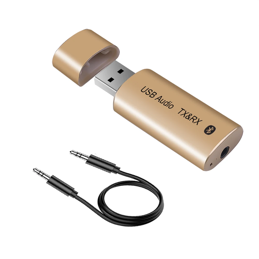 USB адаптер беспроводной Bluetooth аудио приемник передатчик мини стерео 5 0 AUX RCA 3 мм