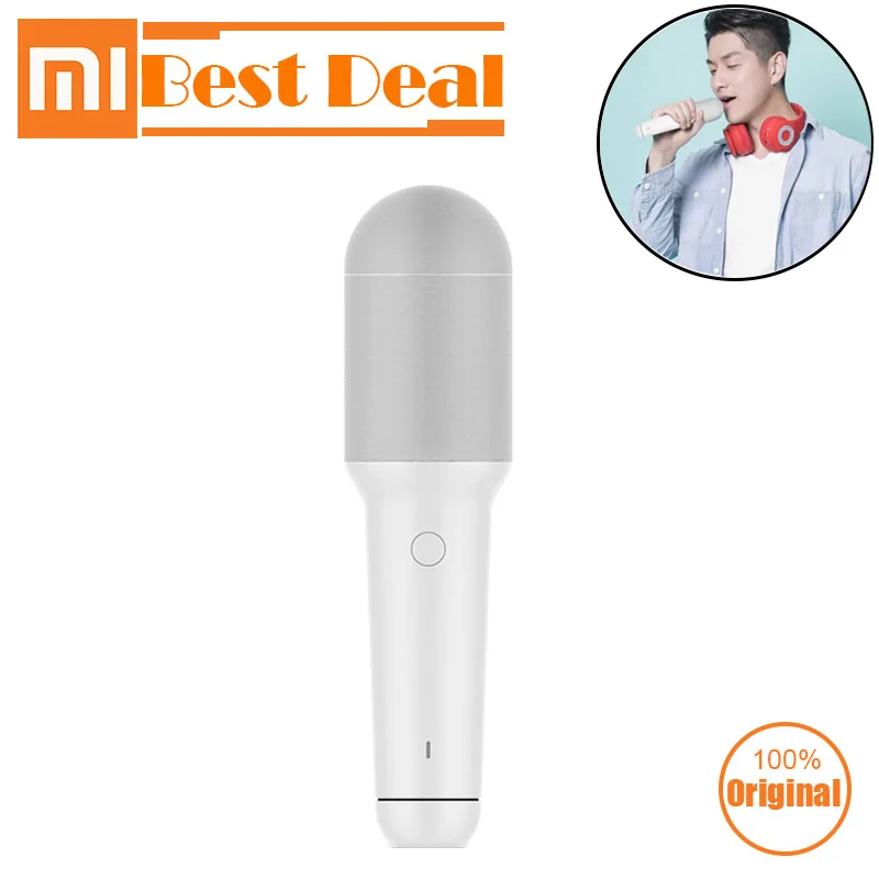 

Xiaomi YMI Integrated Karaoke Microphone Wireless Recording Suitable Handheld Type-C Mic for Family Gatherings Microphone