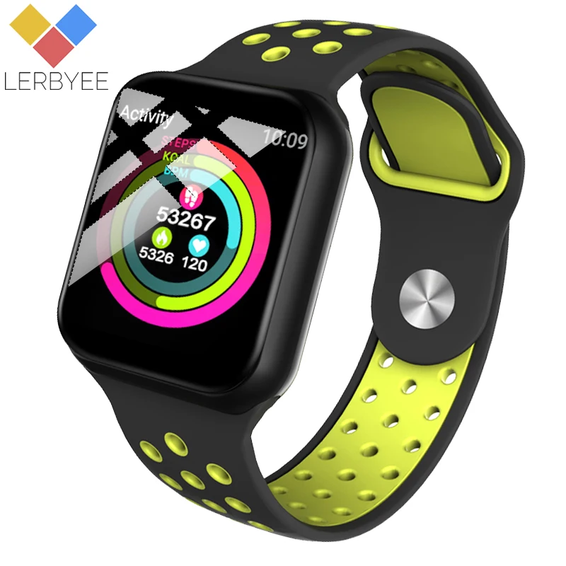 

Lerbyee F8 Smart Wristband Full Colorful Touch Screen Heart Rate Blood Oxygen Fitness Tracker Life IP68 Waterproof Smart Watch