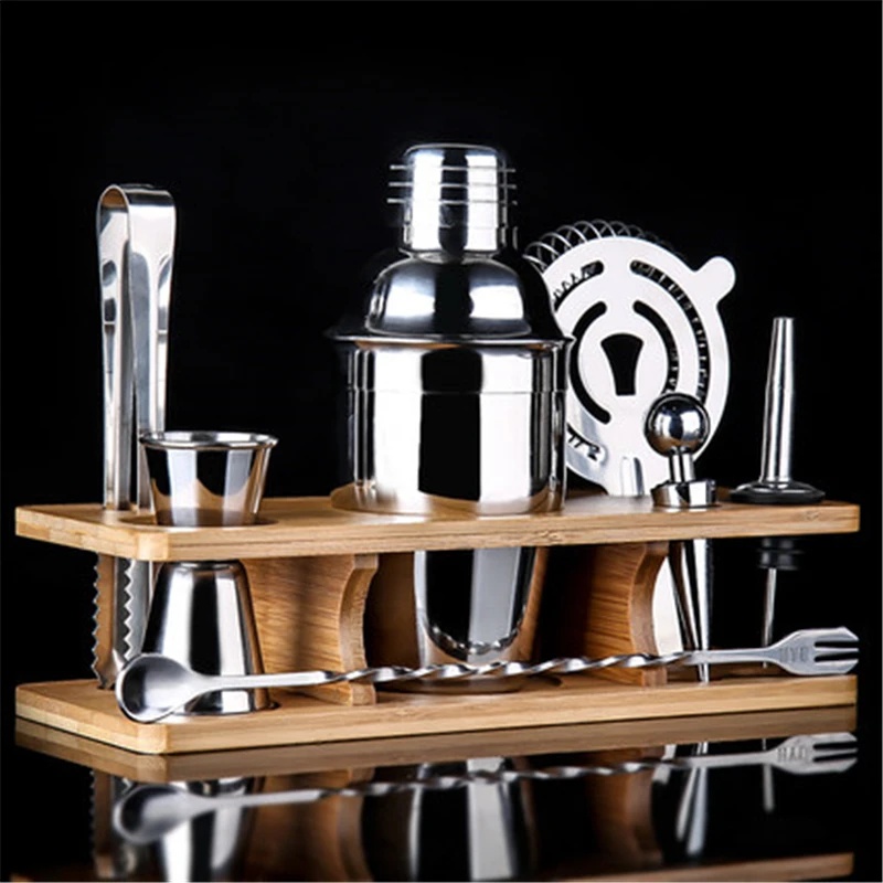 

Cocktail Shaker Bar Set Stainless Steel Shaker Set 350ml/550ml/750ml