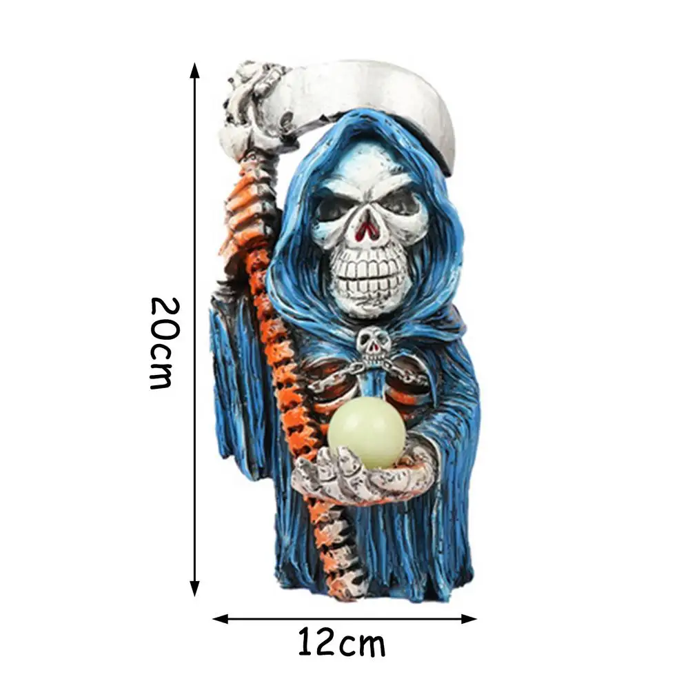 Ornament Don't Fear the Reaper Cursing Grim Figurine Black 10x22cm 
