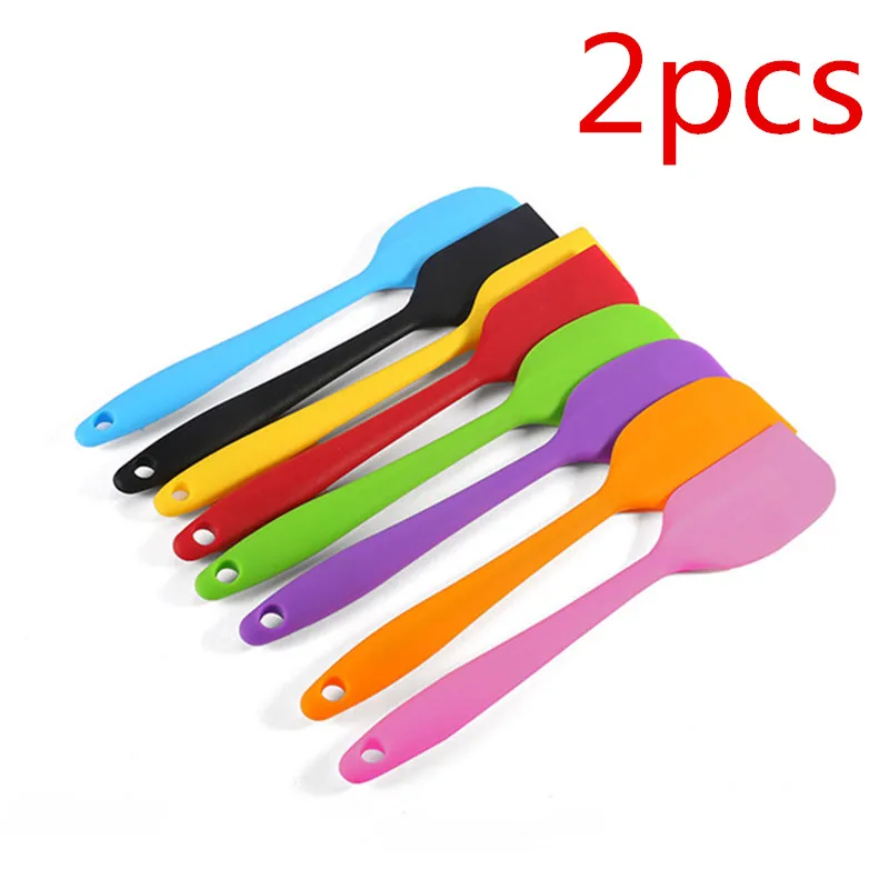 Brush Scraper Butter-Mixer Kitchenware Cake-Spatula Baking-Tool Silicone 2pcs Mixing