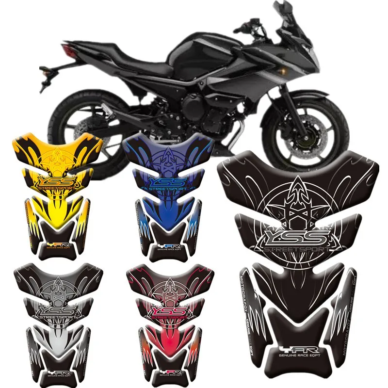 Наклейка на мотоцикл для Yamaha XJ600 XJ900 Мотоцикл 3D танк Pad Защитная крышка наклейки стикер s