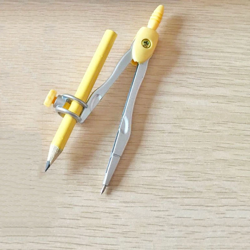 Геометрия по математике металлический циркуль с карандашами 1 коробка |