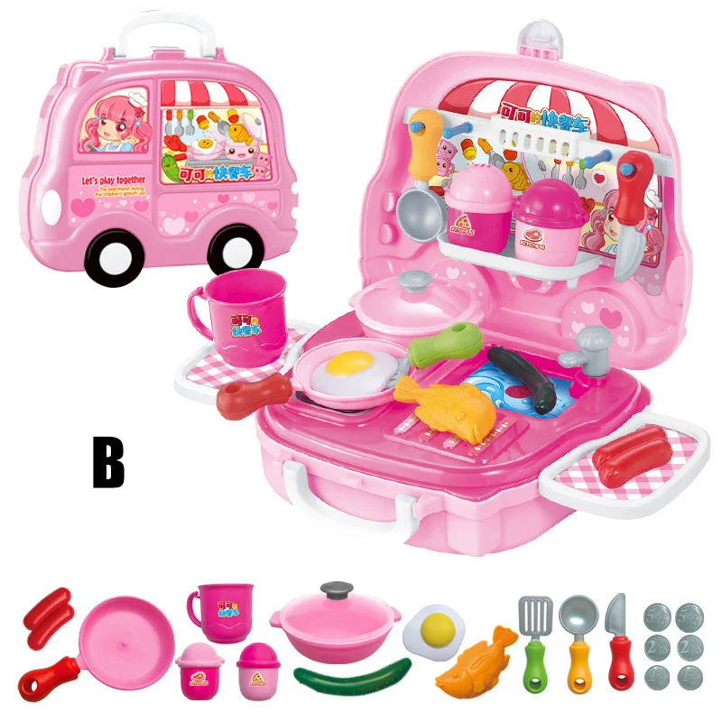 Детский игрушечный набор для ролевых игр, кухонные столовые приборы для приготовления пищи, распродажа, подставка, комод, игровой набор, дизайн, детские игрушки, Прямая поставка