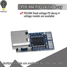 Tipo-c pd chamariz módulo pd2.0 pd3.0 para dc dc gatilho cabo de extensão qc4 carregador 9v 12v 15v 20v rápido carregador placa de circuito