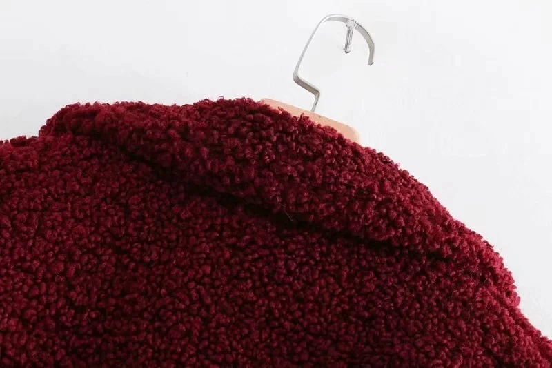 Зимнее пальто, винтажная куртка из овечьей шерсти, Женское пальто из искусственного меха, kawaii, пушистая Меховая куртка, верхняя одежда, теплые куртки с длинным рукавом, пальто