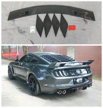 

High quality ABS Black Car Rear Trunk Lip Spoiler Wing Fits For Ford Mustang MP 2015 2016 2017 2018 2019 2020
