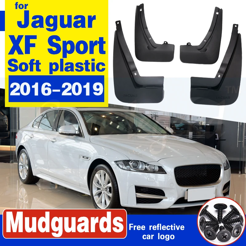 4 PCS Front Rear Car Mudflaps For Jaguar XF sport 20162019 Fender Mud