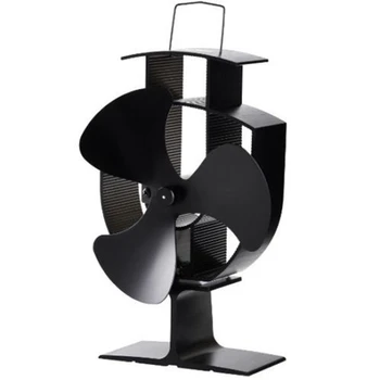 

3 Blades Heat Powered Stove Fan Home Silent Heat Powered Stove Fan Ultra Quiet Wood Stove Fan Fireplace Fan