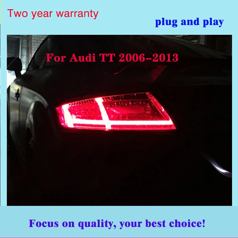 Автомобильный Stylingt хвост светильник для AUDI TT хвост светильник s 2006-2013 светодиодный фонарь светильник светодиодный задний фонарь с хвостом светильник s динамический сигнал поворота