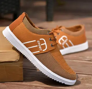 

HOT Spring Autumn Breathable shoes Canvas Men Shoes Casual Men Sneakers For Male Footwear