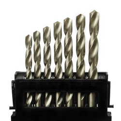 Juego de brocas de ingeniería HSS de 51 piezas, 1   6mm en aumento de 0,1mm, juego de brocas de perforación eléctricas de calidad de acero de alta velocidad al por menor