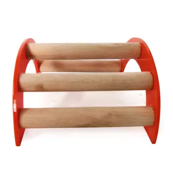 

Natural Wooden Hamster Ladder Molar Toy Activity Platform Rat Hideouts Dwarf