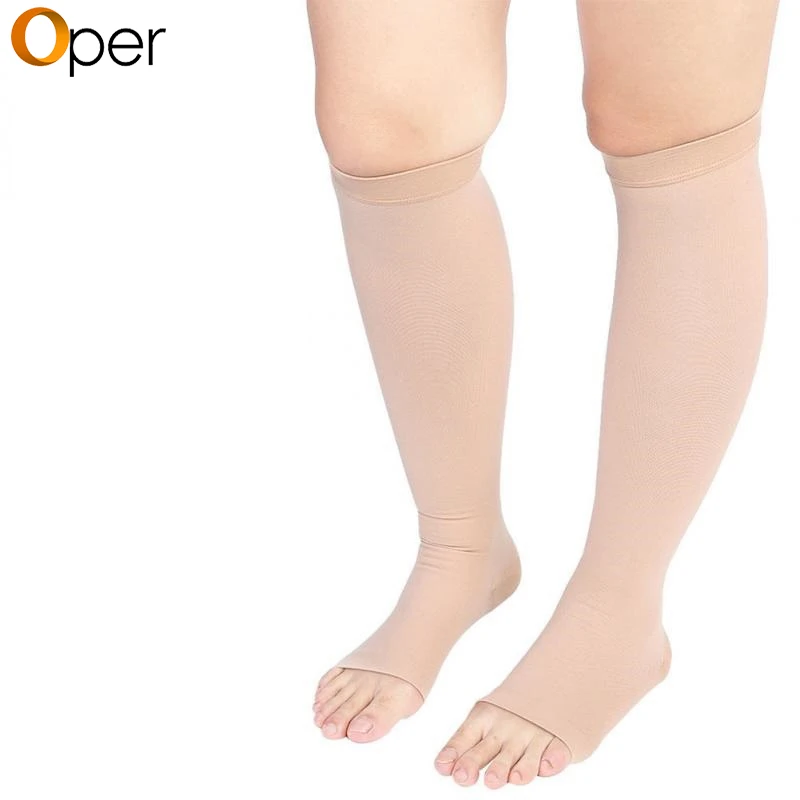 

1Pair Unisex Varicose Vein Stockings Anti-Fatigue Veins Compression Socks Calf Vein Stocking Knee Posture Corrector Of Man Woman