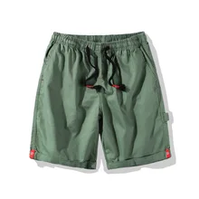 Летние повседневные шорты, шорты для работы, мужские шорты свободного кроя для подростков, спортивные шорты в японском стиле, стильные мужские шорты