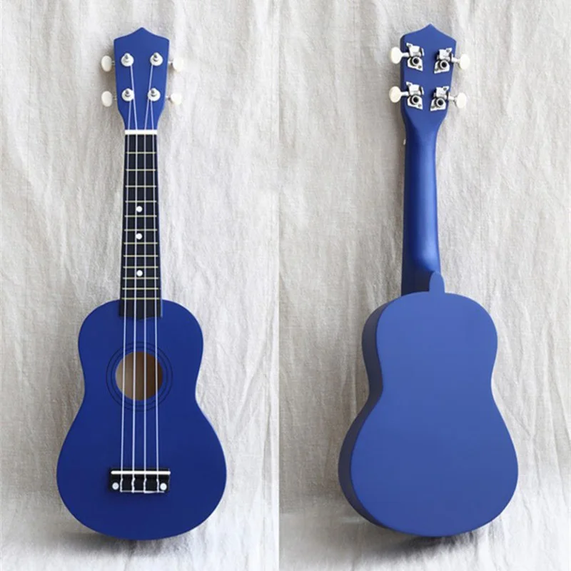 Navy blue Детские игрушки для малышей, начинающих, Классические гитары укулеле, обучающий музыкальный инструмент, игрушки для детей, забавные игрушки для девочек и мальчиков - Цвет: Navy blue