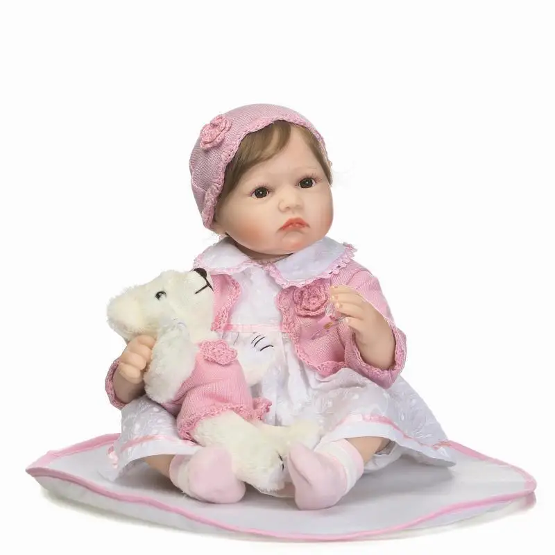 

Sleeping Silicone Doll Baby 55CM 20inch NPK Doll Bebe Reborn Dolls Girl Lifelike Reborn Doll Fashion Boy Newborn Reborn Babies