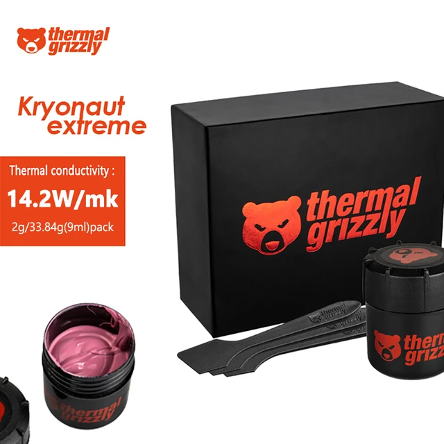 Thermal Grizzly Kryonaut Thermal Paste, high performance cooling 12,5 W/m·K  1g