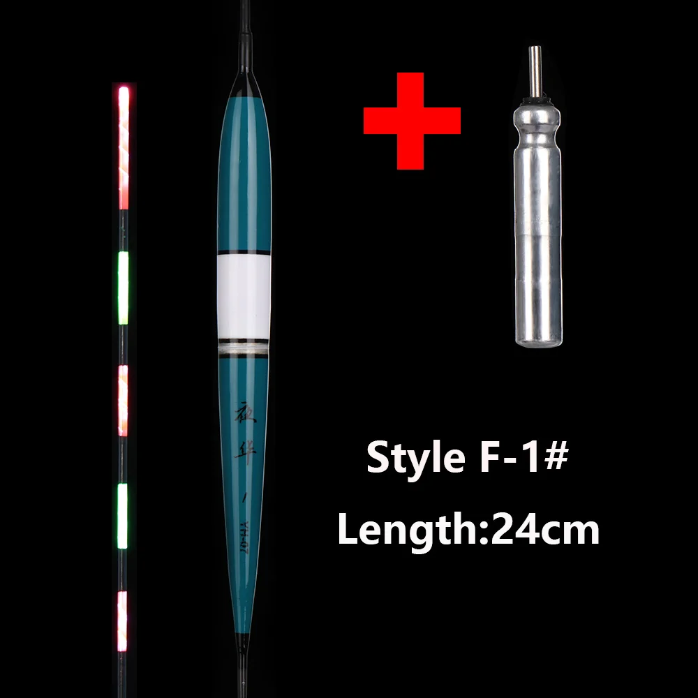 Style F- 1 Умный поплавок для рыбалки, светодиодный Изменение цвета освещения, сигнализация для укуса рыбы, приманка для укуса, Автоматическая Ночная электронная поплавка, Buoy Strike Intelligent - Color: Style F- 1