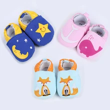 Обувь для новорожденных; обувь для маленьких девочек и мальчиков; обувь для первых шагов; мягкая обувь для малышей; обувь для новорожденных с милыми цветочными подошвами