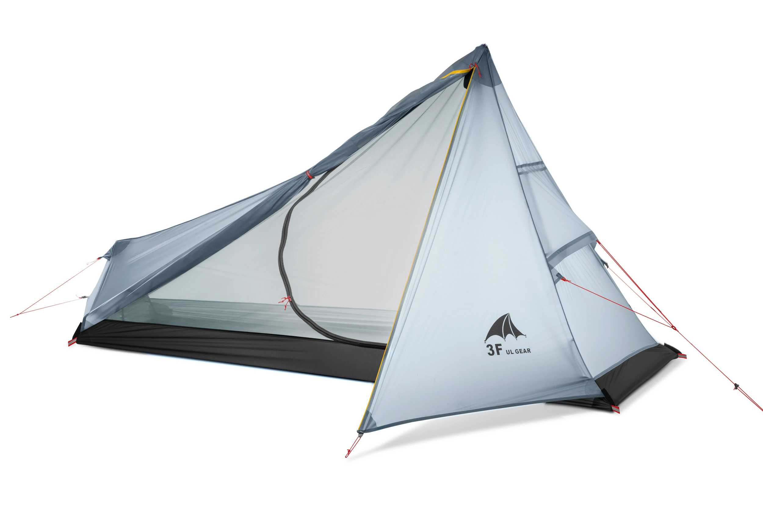 grey 3F UL GEAR Oudoor безrodless Сверхлегкий Водонепроницаемый кемпинговый тент 1 человек профессиональный 15D нейлоновый силиконовый тент легкий Кемпинг - Цвет: grey