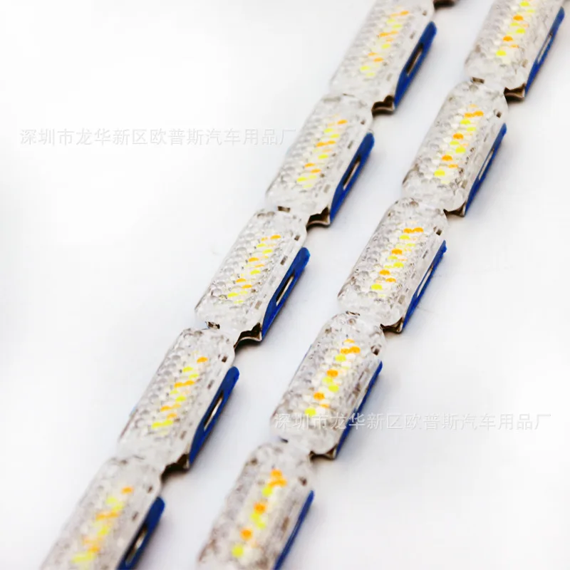 

Automobile Bulb LED Built-in Daytime Running Lamp Streamer Tears Suitable for Mercedes BMW Drill Bit Audi-Blue
