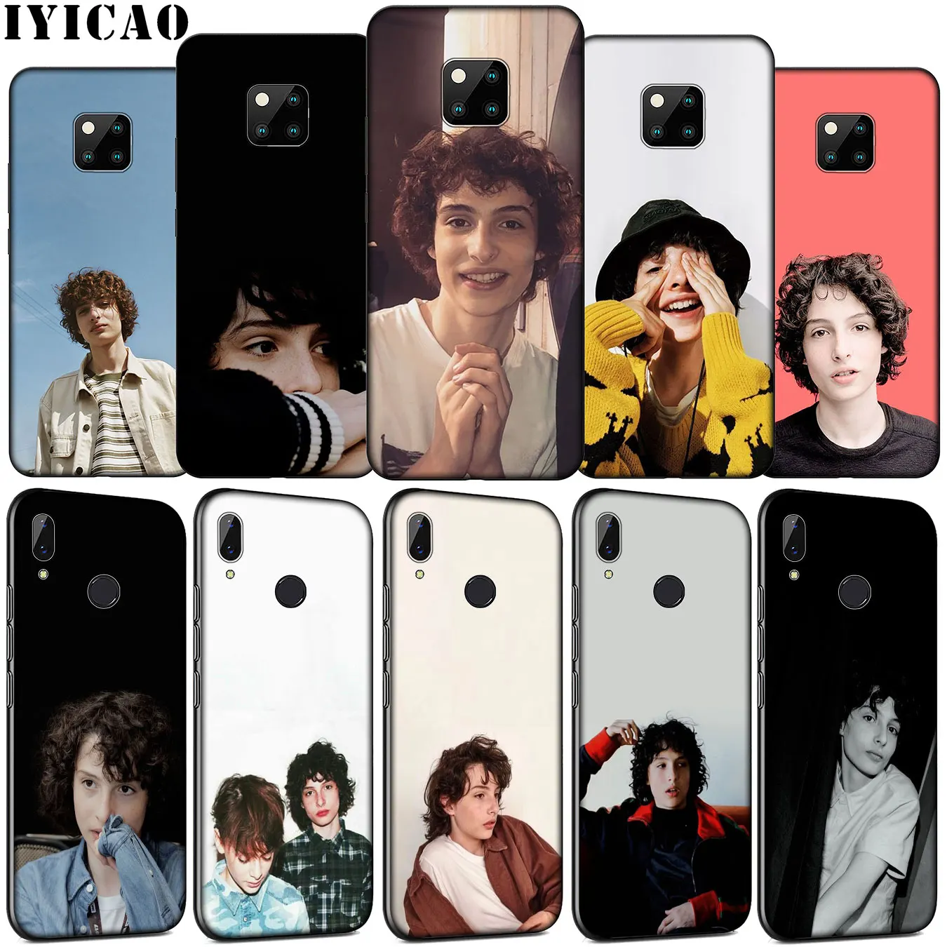 IYICAO Finn Wolfhard Stranger Things Soft Silicone Phone Case for Huawei Mate 30 20 10 Pro Nova 5i 4 3 3i 2i 2 Lite Black Cover | Мобильные