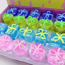 Boîte à mousse en cristal, haute transparence, boue d'argile transparente, jouets anti Stress, 20 pièces