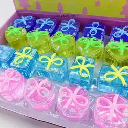 Boîte à mousse en cristal, haute transparence, boue d'argile transparente, jouets anti Stress, 20 pièces 