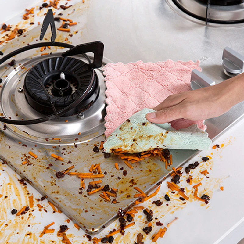 1 шт. сверхвпитывающая микрофибра кухонная ткань для посуды с высоким уровнем эффективная посуда домашнее полотенце для уборки кухонные инструменты, гаджеты