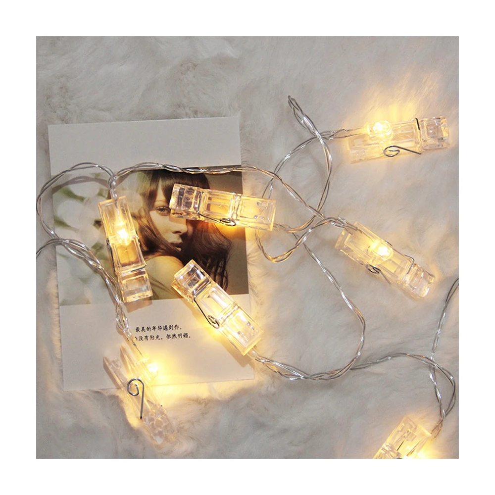 

With Clip Star Light String/Battery Models/XMAS Decor/Street Light Night Market Light/PVC/Festival Atmosphere Scene Arrangement
