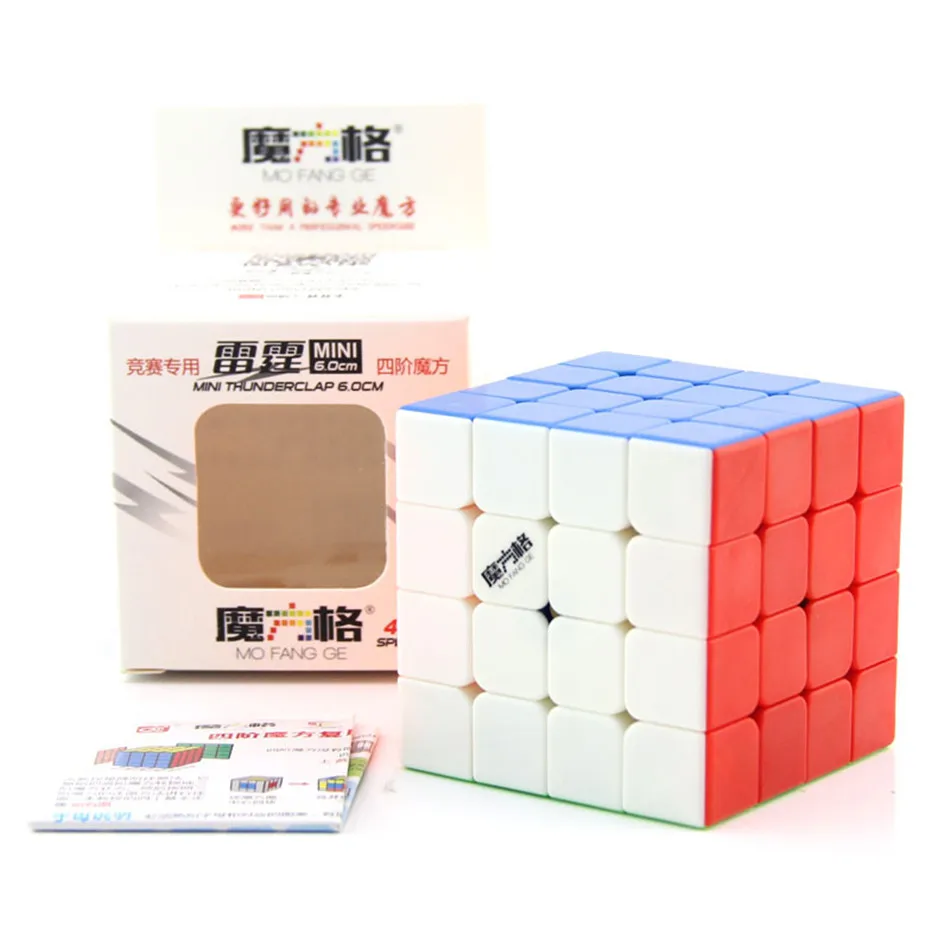 QiYi Mofangge 4x4 Thunderclap мини 6,0 см/6,2 см 4x4x4 волшебный куб головоломка игрушка для соревнований 4 слоя скорость Cubo Magico