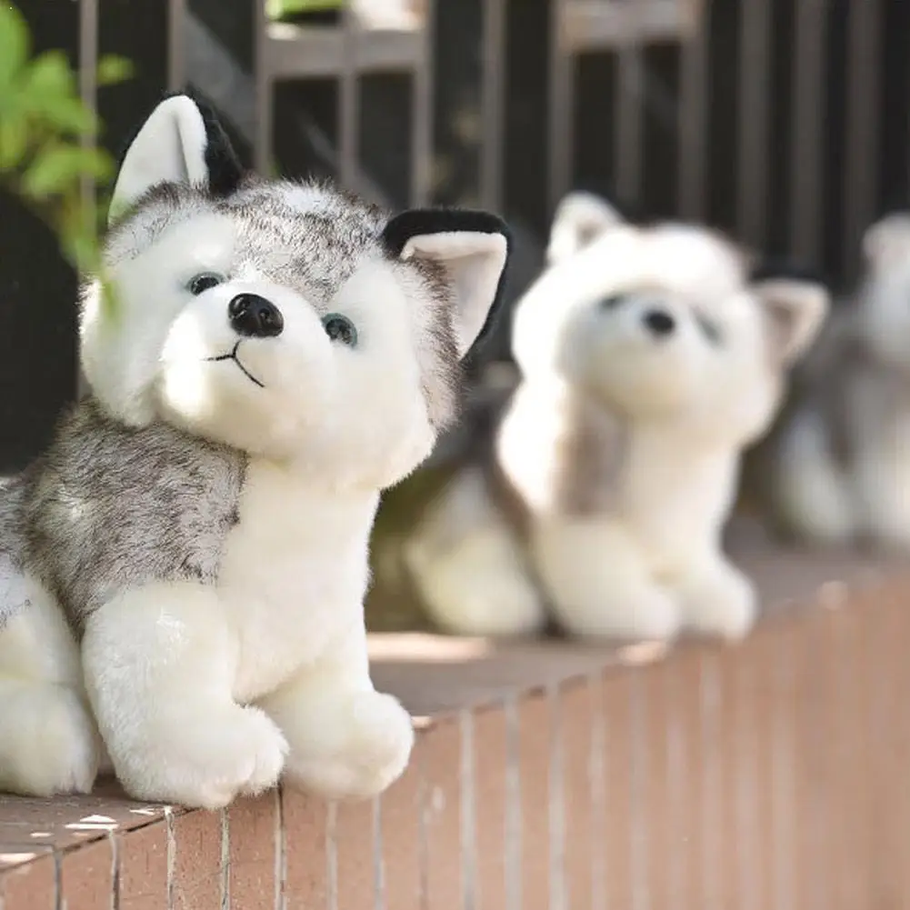 

Realistische Simulation Husky Plush Toy Animals Kids Doll Pet Kids Small Soft Kawaii Children Toys Ornaments Wolf Cute Toys X2C9