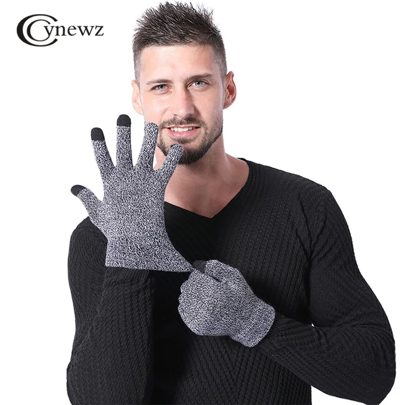 Winter Business Men Gloves Windproof Waterproof Outdoor Keep Warm Touch Screen Autumn Men's Cycling Gloves Driving Guantes men's waterproof gloves