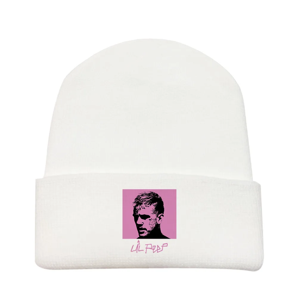 

Lil Peep South Korea Knitted Hat Hip Hop Couples Set of Head Cap Warm Wool Hat