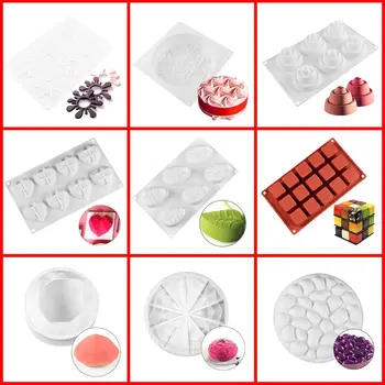 

3D Silicone Cake Mold For Cake Decorating Tool Mousse Dessert Silicone Mold for Baking Mould Cake Decorating Tool Baking Pan