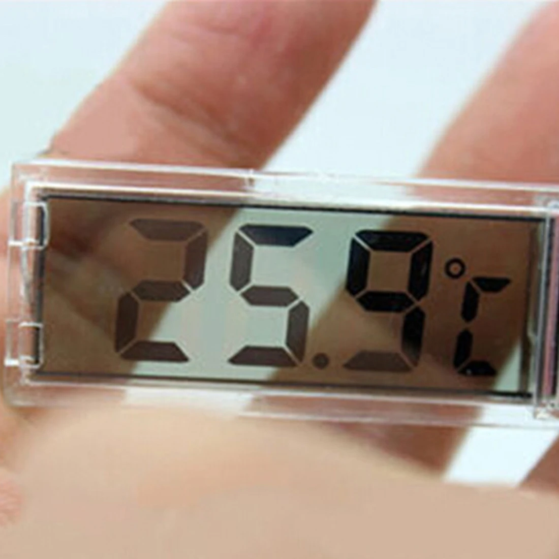 45C-80C аквариум Температура измерительные инструменты 3D с украшением в виде кристаллов цифровой экран LCD для аквариума Стекло Температура воды метр