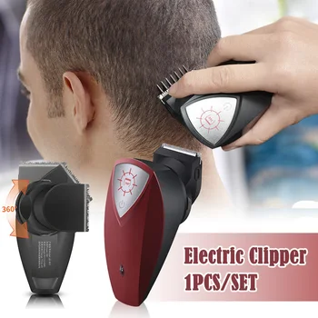 

Hot Electric Hair Clipper Chargable Hair Trimmer Remover Haircut for Salon 360degree Rotating t6